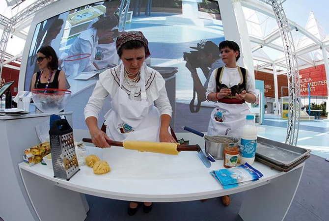 Szenttamásiak is bemutatkoztak a milánói EXPO-n. 2015. június 5.